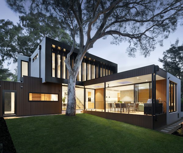 Beautiful modern home financed with conventional mortgage